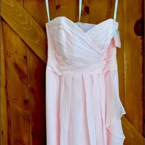 David’s Bridal Chiffon Bridesmaid Dress - Size 12